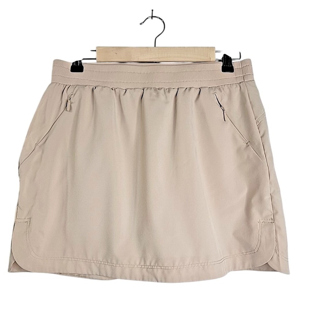 Westbound Skort Petite Small Khaki Tennis Pickleball Athletic Pull On Skirt